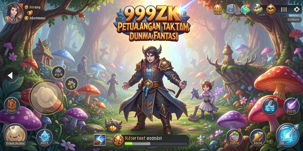 Tampilan gameplay 999ZK menampilkan aksi petualangan seru.
