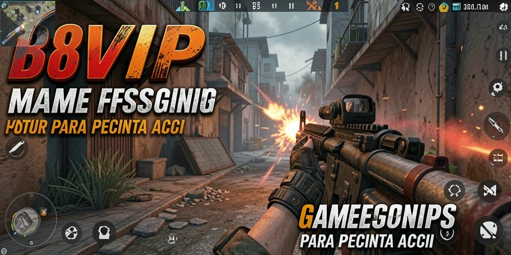 Tampilan gameplay intens dalam B8VIP yang menegangkan.