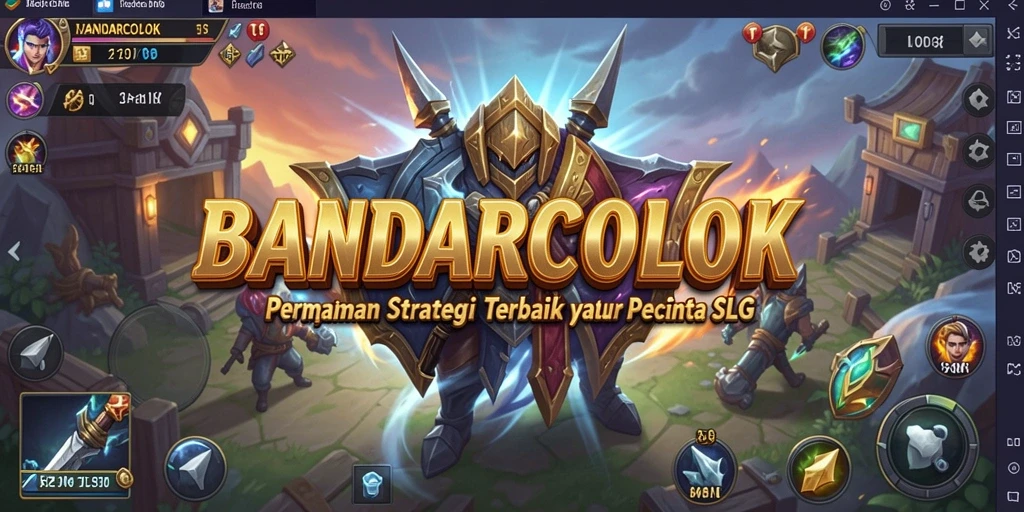 Tampilan gameplay BANDARCOLOK yang menegangkan dan strategis.