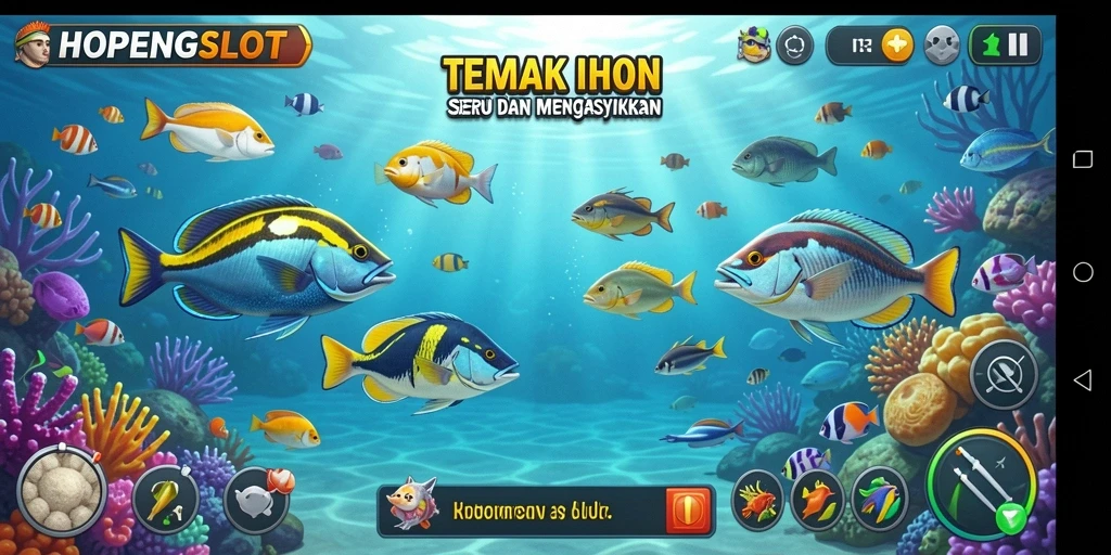 Tangkapan ikan seru dalam HOPENGSLOT yang penuh warna.
