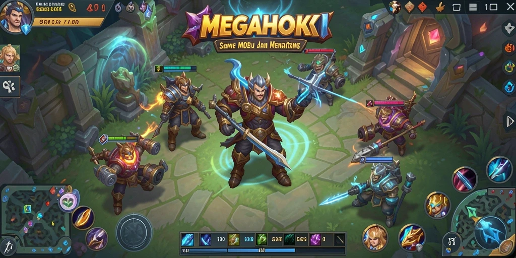 Tampilan memukau dalam pertempuran MOBA di MEGAHOKI.