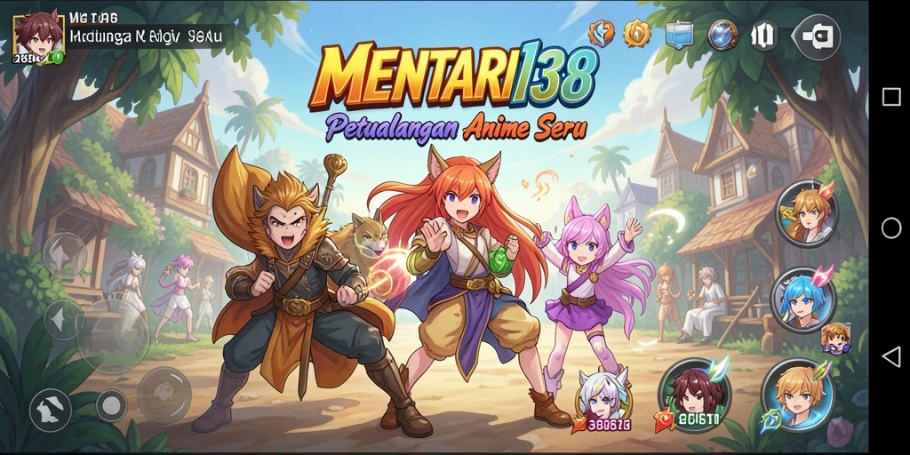 Gameplay seru dengan karakter anime favorit.