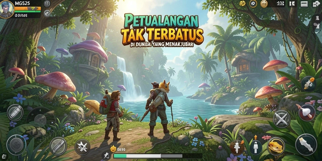 Tangkapan layar gameplay MG525 menampilkan aksi seru dalam petualangan yang mendebarkan.