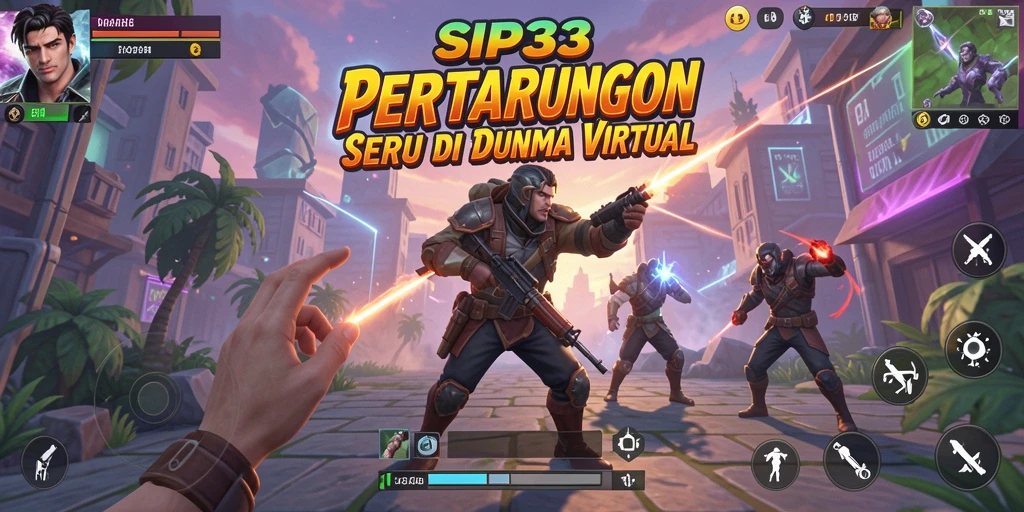 Screenshot SIP33 menampilkan aksi pertarungan yang intens dan memukau.