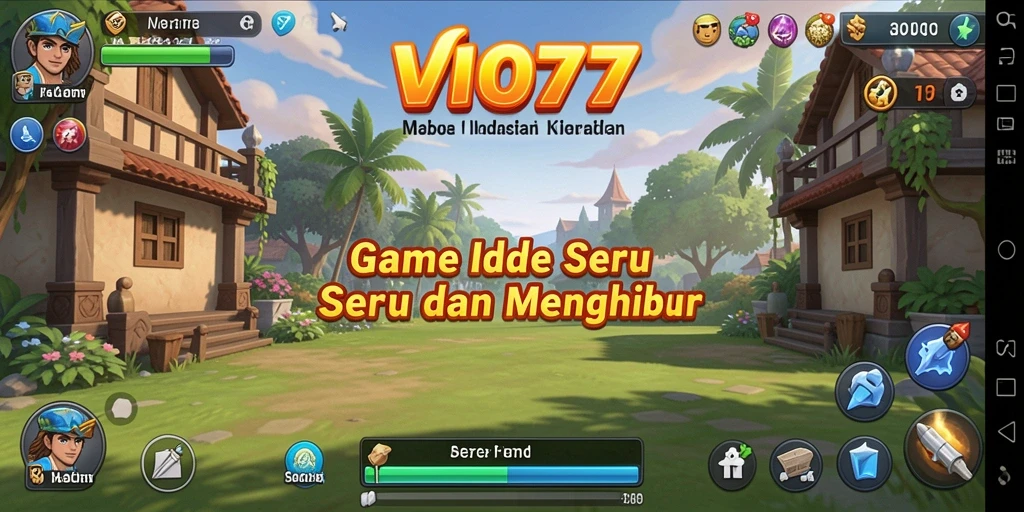 Tangkapan layar <strong>VIO77</strong> menampilkan gameplay yang menarik dengan berbagai karakter dan aktivitas.