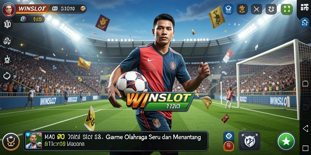 Tampilan menarik dari gameplay WINSLOT yang penuh aksi olahraga.